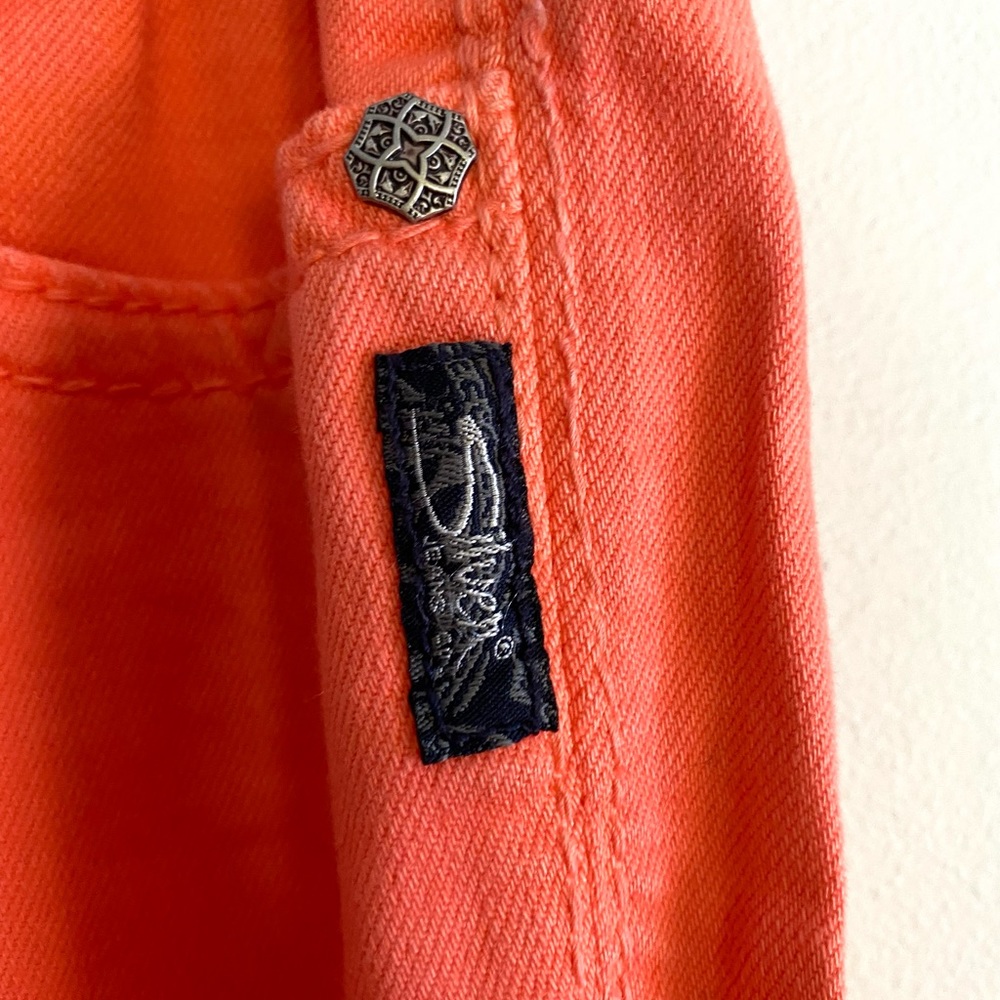 New Silver Jeans Co Aiko skinny orange/red ombré - Picture 4 of 6